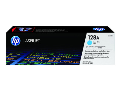 HP : cartouche toner CYAN 128A pour LaserJet
