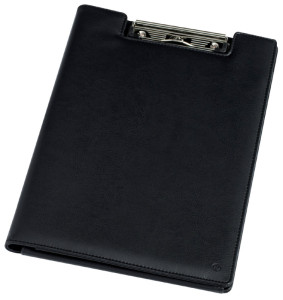 rillstab porte bloc-notes, A4, similicuir, noir, 2 pochettes