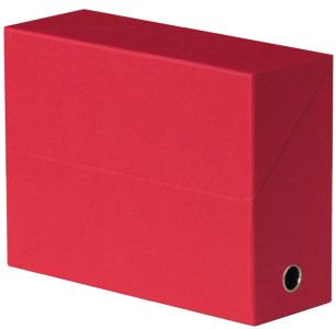 FAST Boîte transfert, format A4, reliure carton, rouge