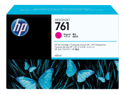 HP : Cartouche encre No 761 400ML MAGENTA DesignJet