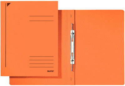 LEITZ Chemise à spirale, carton Colorspan, orange, format A4
