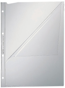 LEITZ Pochette perforée de présentation, A4, PVC, 0,08 mm