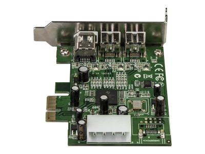 Startech : 3 PORT 2B 1A LOW PROFILE 1394 PCI-E FIREWIRE card