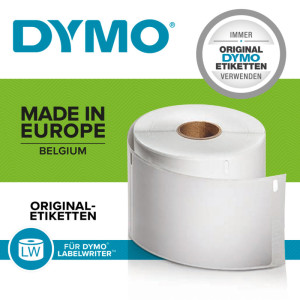 DYMO Etiquettes de classeur LabelWriter, 38 x 190 mm, blanc