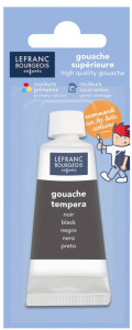LEFRANC & BOURGEOIS Gouache 20 ml, noir