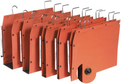ELBA l'oblique Dossiers suspendus TUB, orange, fond: 15 mm,