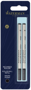 WATERMAN mine pour stylo roller, bleu, largeur du tracé: F