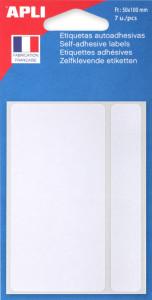 agipa Etiquettes multifonctions, 19 x 62 mm, blanches