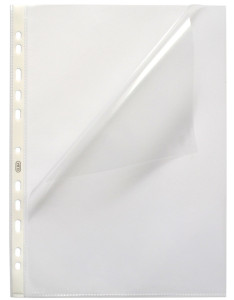 ELBA Pochette perforée, format A4, PP, 0,07 mm, transparent