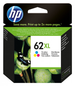 Encre d'origine HP 62XL (C2P07AE) pour HP, Couleur, HC