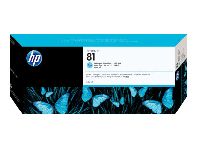 HP : Cartouche encre LIGHT CYAN N81 pour DesignJet 5000