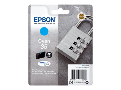 Epson : SINGLEpack CYAN 35 PADLOCK