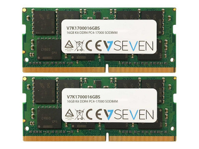 V7 : 2X8GB kit DDR4 2133MHZ CL15 SO DIMM PC4-17000 1.2V