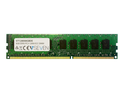 V7 : 8GB DDR3 1600MHZ CL11 ECC DIMM PC3-12800 1.5V