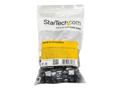 Startech : 10-32 RACK SCREWS et CLIP NUTS RACK MOUNT SCREWS - SLIDE NUTS