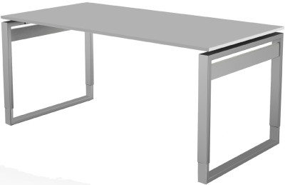 kerkmann Table annexe Form 5, piètement cadre, gris clair