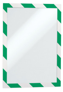 DURABLE Cadre magnétique DURAFRAME SECURITY, A4, vert /blanc