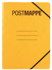 Pagna dossier de courrier, A4, carton, jaune