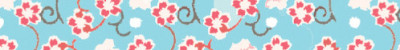 folia Rubans autocollants déco Washi-Tape, vrille de fleurs