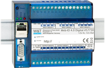 W&T Web-IO 4.0 numérique, 12x entrées, 12x sorties