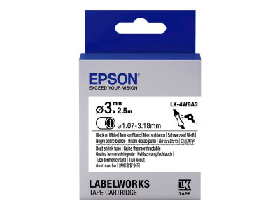 Epson : TAPE - LK4WBA3 HST BLK/ WHT D3/2 5