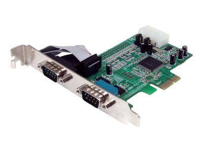 Startech : 2 PORT PCI EXPRESS RS232 SERIAL ADAPTER card avec 16550 UART