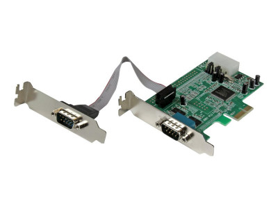 Startech : 2 PORT LOW PROFILE PCI EXPRESS SERIAL card W/ 16550 UART