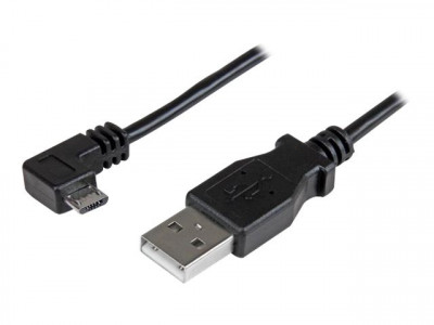 Startech : 0.5M RIGHT ANGLE MICRO USB CHARGE & SYNC cable - 24 AWG