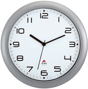 ALBA Horloge murale HORNEW M, montre à quartz, gris