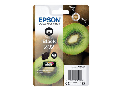 Epson : SINGLEpack Photo BLACK 202 CLARIA PREMIUM INK