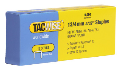 TACWISE Staples 13,6 mm, galvanisé, bien