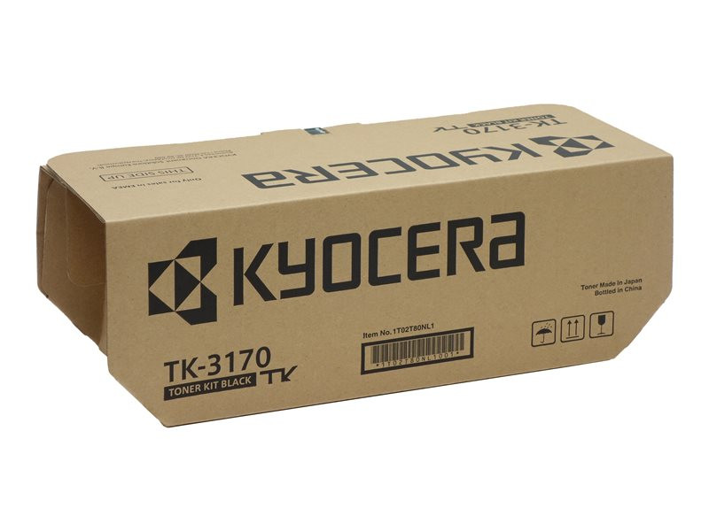 Kyocera TK-3170 Toner Noir 15.500 pages pour imprimante Ecosys