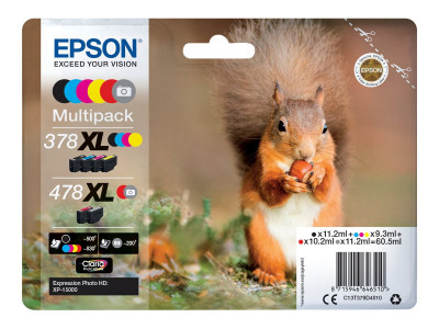 Epson : MULTIpack 6-COLOURS 478XL CLARIA Photo HD INK