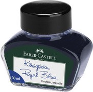 FABER-CASTELL encre dans le verre, Bleu royal, capacité: 62,5 ml