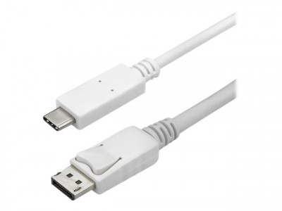 Startech : 3M / 10FT USB C TO DISPLAYPORT cable - 4K 60HZ - WHITE