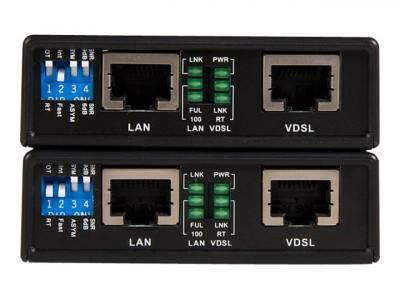 Startech Kit prolongateur Ethernet VDSL2 sur câble à une paire - Ethernet extender 10/100 Mb/s - Extendeur Ethernet - 1 km