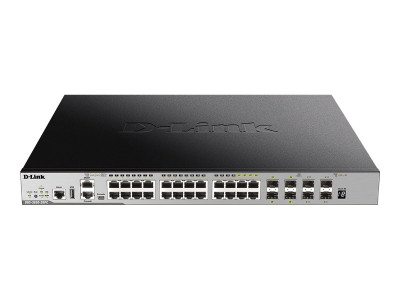 D-Link : 28-PORT LAYER 3 GIGABIT POE STACK SWITCH (SI)