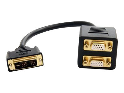Startech : 1 FT DVI-I ANALOG TO 2X VGA VID SPLITTER cable - M pour
