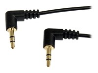 Startech : 1 FT SLIM 3.5MM RIGHT ANGLE STEREO AUDIO cable - M/M