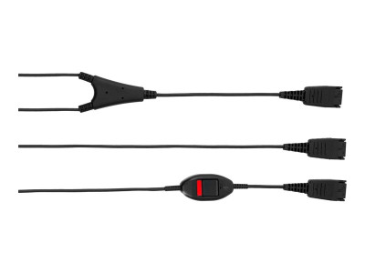 GN Audio : QD SUPERVISOR CORD OR /Y CORD avec MUTE BUTTON INCLUDED