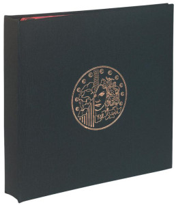 EXACOMPTA album de pièces de monnaie, 245 x 250 mm, métallique argenté