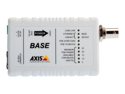 Axis : ADAPTATEURS POE+ OVER COAX T8640