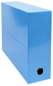 boîte archives EXACOMPTA Iderama, carton, 90 mm, bleu foncé