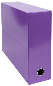 EXACOMPTA Iderama boîte archive, carton, 90 mm, violet