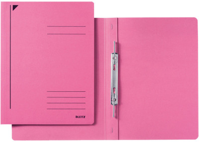 LEITZ Chemise à glissière, format A4, carton ColorSpan, rose