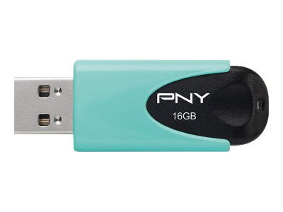 PNY PNY ATTACHE 4 PASTEL 16GB USB2 AQUA READ 25MB/S WRITE 8MB/S