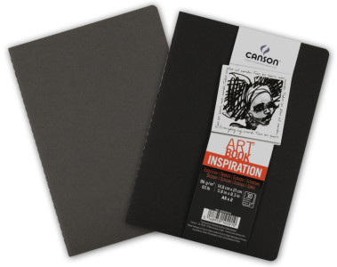 CANSON Carnet esquisse Art Book Inspiration, A4, marron /
