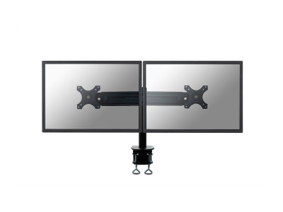 NewStar : LCD/TFT DESK MOUNT(CLAMP) BLACK 3 MOVEMENTS - HEIGHT 40 CM (8.34kg)