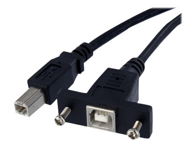StarTech.com Cable USB 30 cm montage sur panneau B vers B - F/M