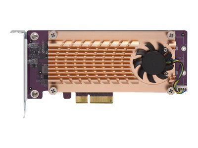 Qnap : DUAL M.2 22110/2280 PCIE SSD EXPANSION card (PCIE GEN2 X4)